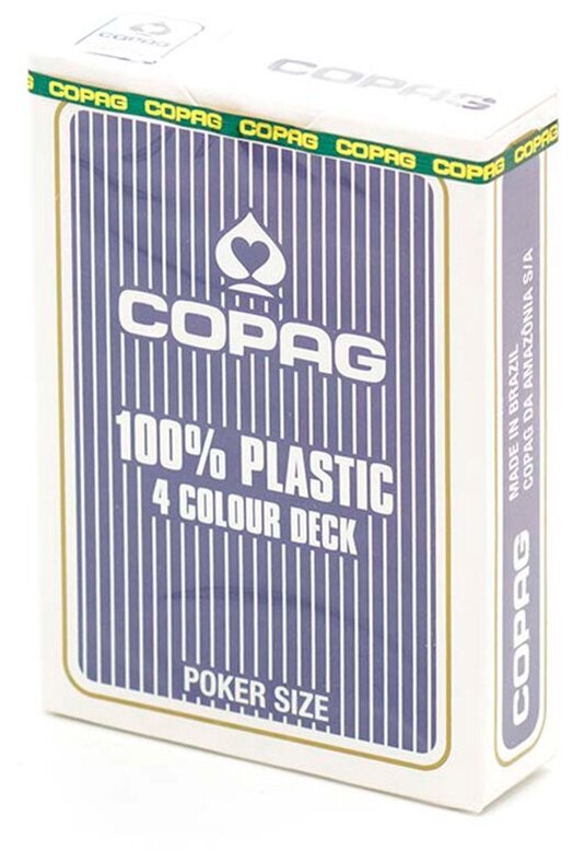 Карты "Copag 4 Colour (blue)"