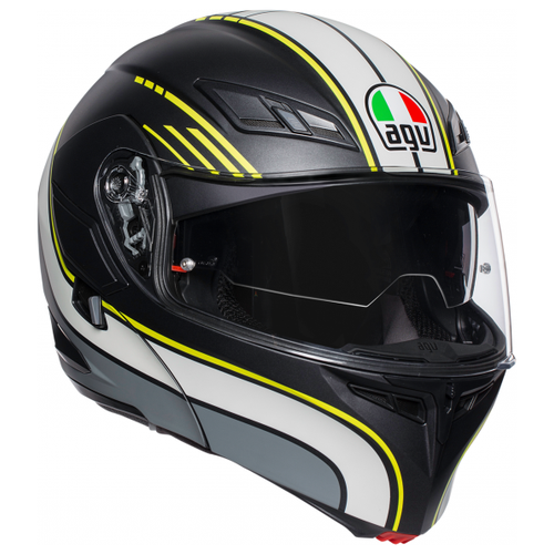 фото Шлем agv compact st multi boston matt black/grey/yellow xs