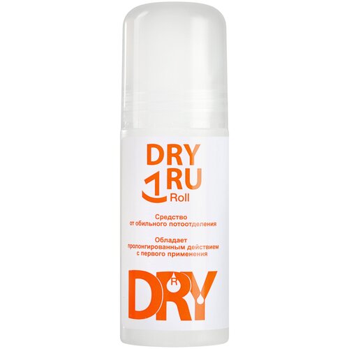 Купить Дезодорант DRY RU женский мужской, шариковый антиперспирант от пота и запаха, ролик, 50 мл, Сканди Лайн