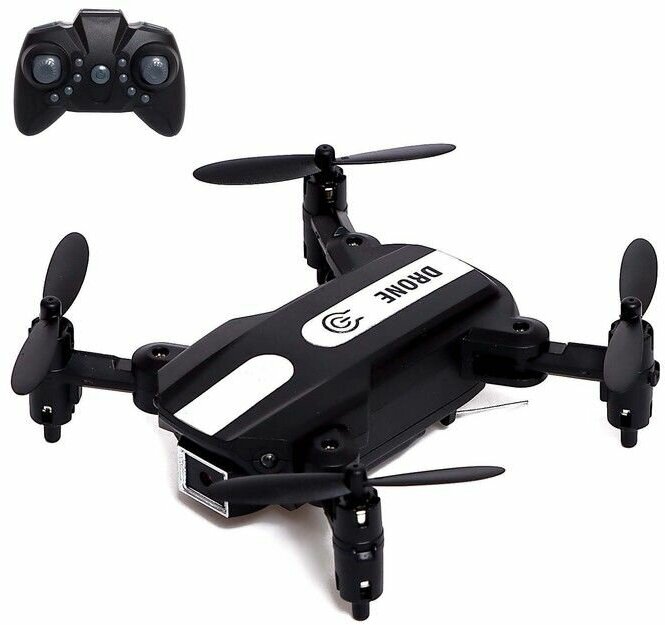 Квадрокоптер FLASH DRONE камера 480P Wi-FI с сумкой цвет чёрный