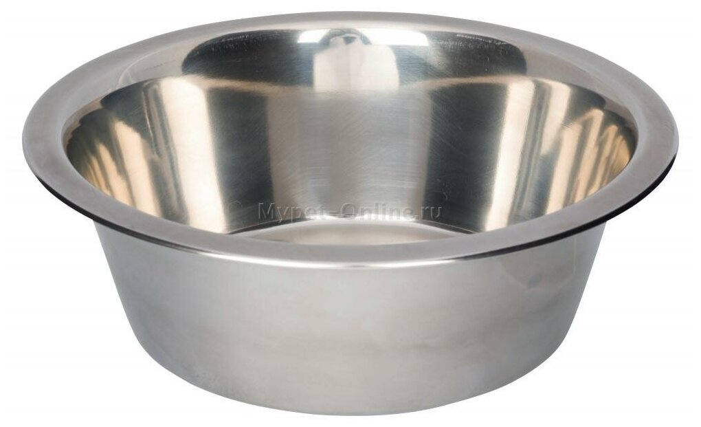 Миска для собак Trixie Stainless Steel Bowl L, размер 20см.