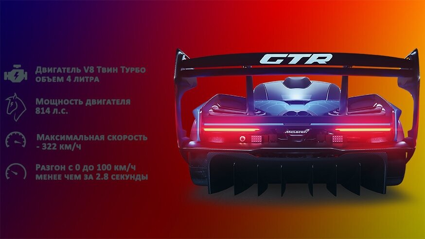 Конструктор LEGO Technic 42123 McLaren Senna GTR - фото №9