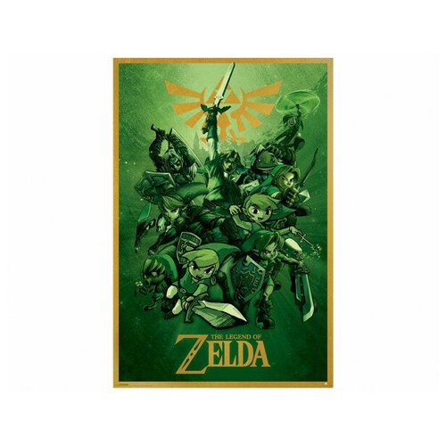 Постер 3D Pyramid Poster 3D: The Legend Of Zelda (Link)