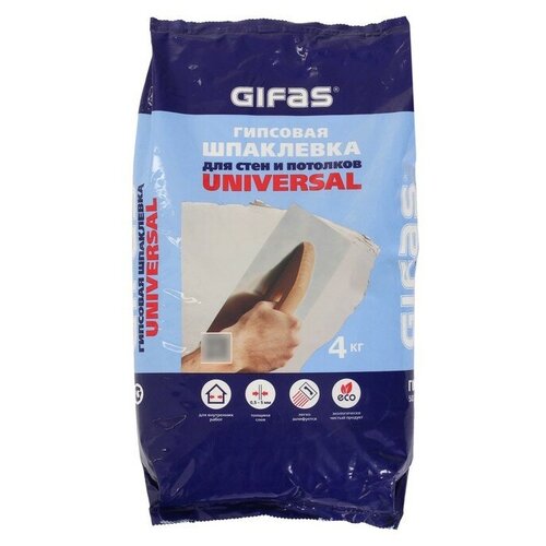 Шпаклевка гипсовая GIFAS UNIVERSAL 4кг