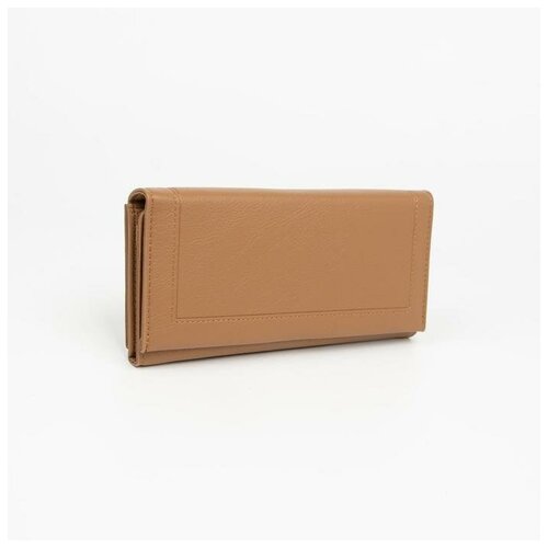 фото Кошелёк женский, 2 отдела на магнитах, цвет коричневый mikimarket