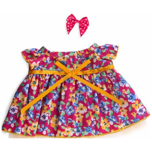 фото Budi basa комплект одежды для кошечки ли-ли 24 см платье ярко-розовое в цветочек budi basa collection