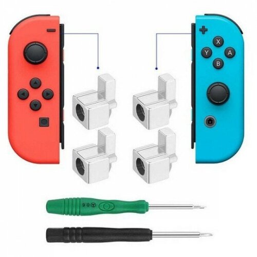 Ремонтный комплект замков для контроллеров Joy-Con AOLION (Switch) for joy con original metal lock buckle for nintend switch ns nx joycon replacement repair parts joy con loose repair buckle lock