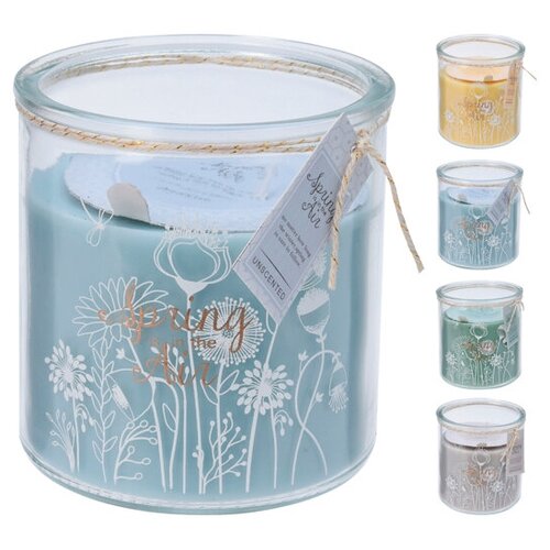 Свеча в банке Home Collection Spring Spring 10*10*10 см 1 шт