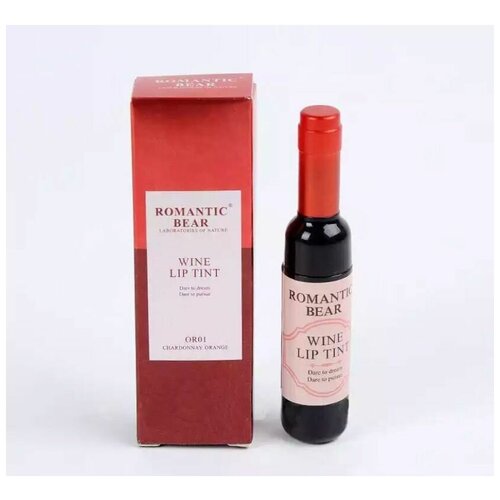 Romantic Bear    Wine Lip Tint, OR01 Chardonnay Orange