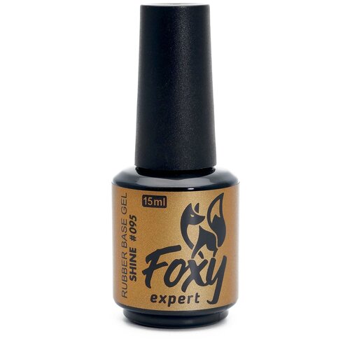 Foxy Expert, Rubber BASE Shine #088, (каучуковое базовое покрытие с шиммером), 15 ml.