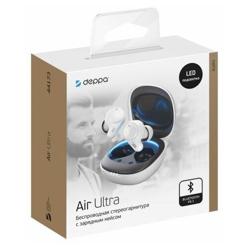 фото Наушники deppa air ultra white 44173