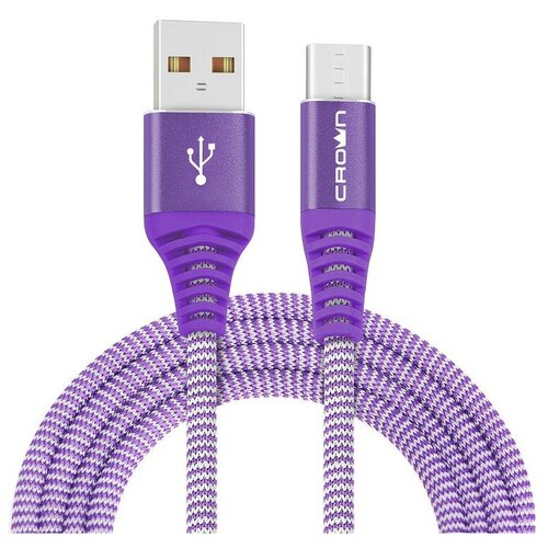 Кабель Crown USB - USB Type-C Cmcu-3102c violet Cmcu-3102c violet .