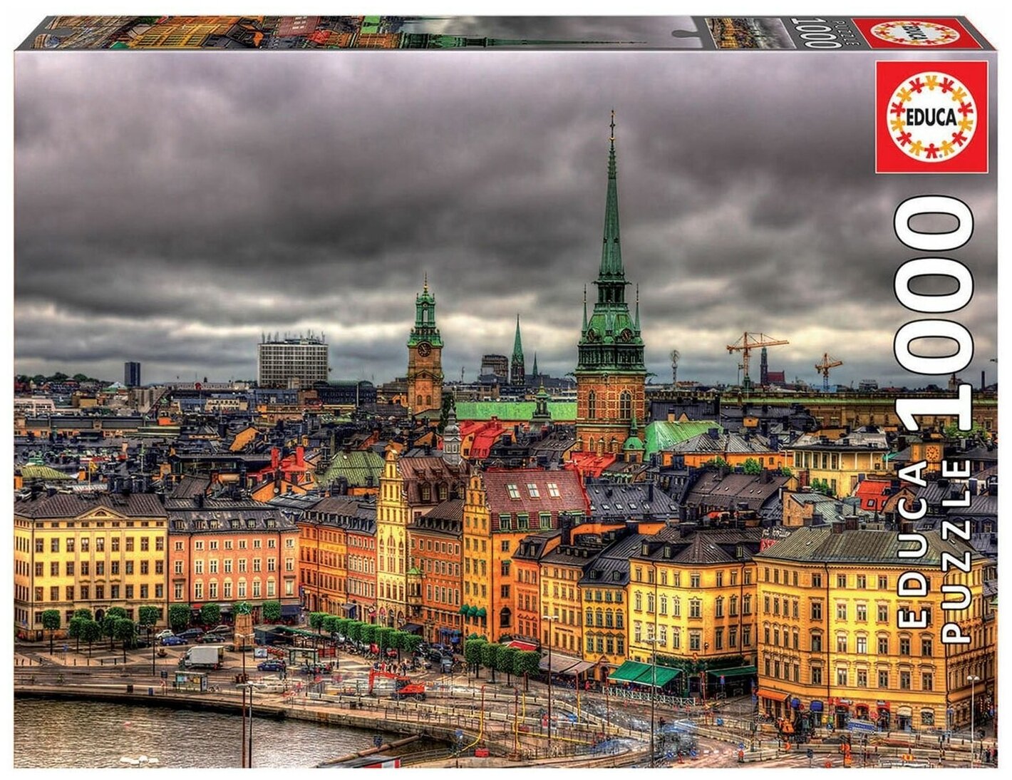 Пазл Вид на Стокгольм Швеция 1000 деталей