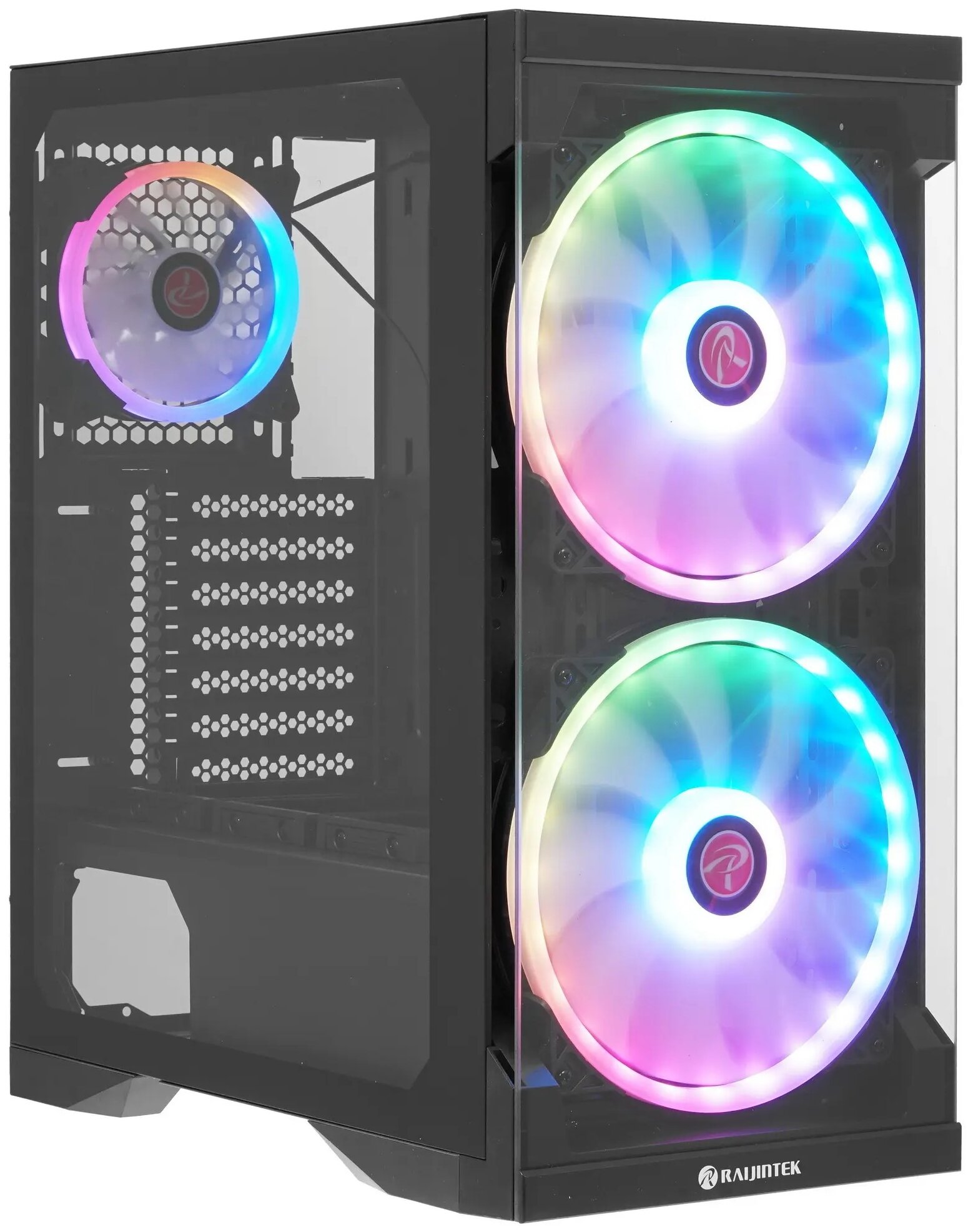 Корпус Raijintek SILENOS PRO black, ATX; M-ATX; Mini-ITX, USB3.0x1, USB2.0x2, HD Audiox1