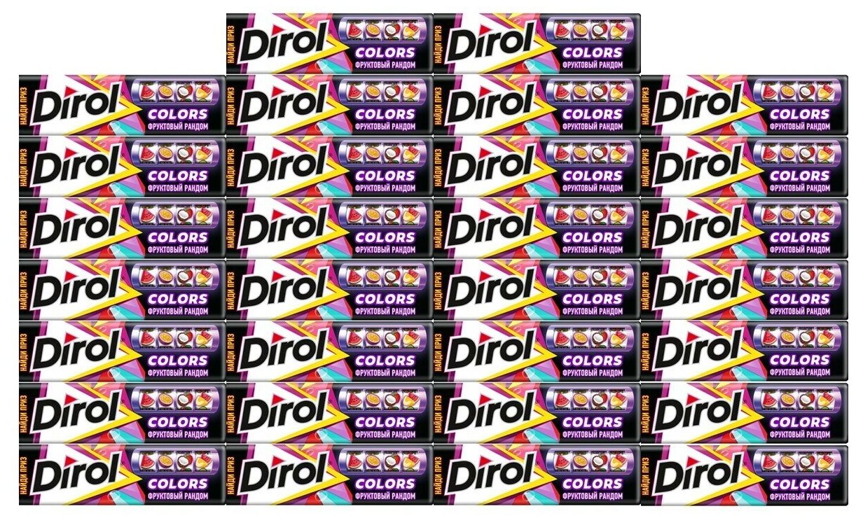Жевательная резинка Dirol Кокос и клубника 13.6г Mondelez - фото №5