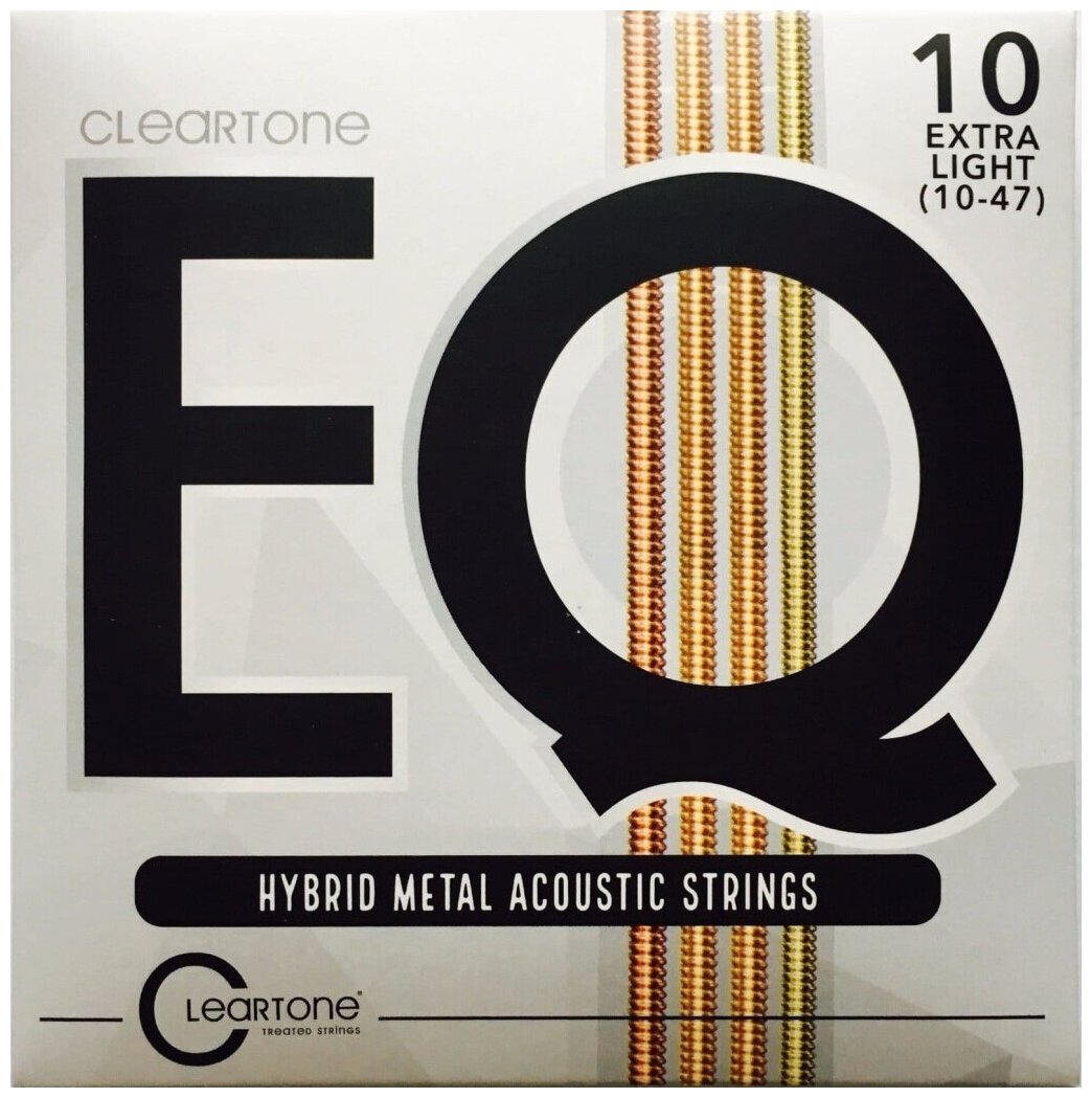 7810 EQ Hybrid Metal Комплект струн для акустической гитары с покрытием 10-47 Cleartone