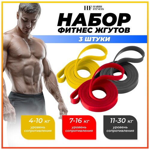 Фитнес резинки HARBR FITNESS для спорта рук ног дома, эспандер ленточный для подтягивания и фитнеса набор фитнес резинки harbr fitness для спорта рук ног дома эспандер ленточный для подтягивания и фитнеса набор