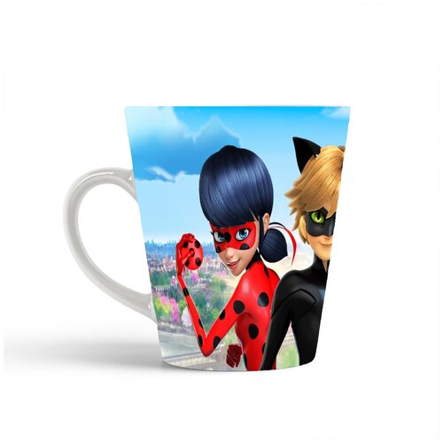 фото Кружка-латте coolpodarok мультфильм. леди баг пара