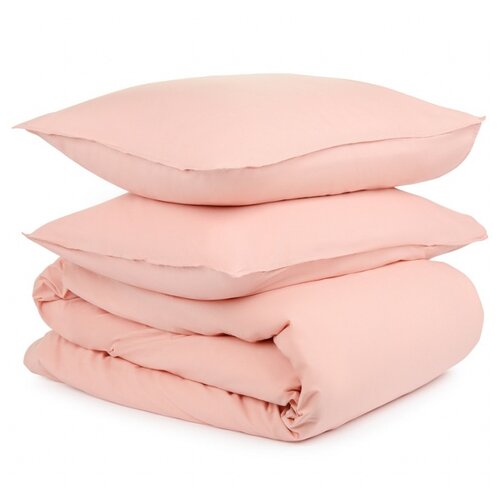 фото Постельное белье 2-спальное tkano essential, перкаль, 50 х 70 см, пыльная роза