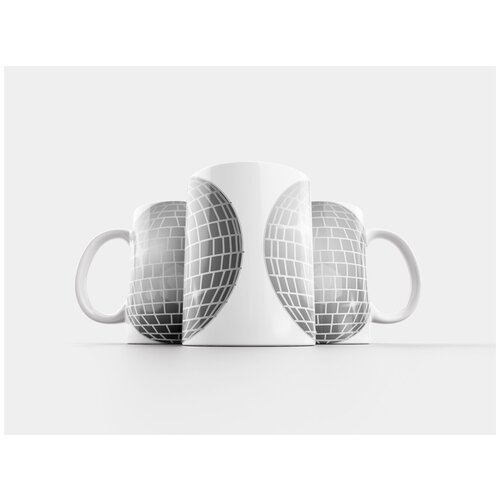 фото Кружка "диско шар, зеркальный шар, мерцающий мяч" 320 мл lotsprints