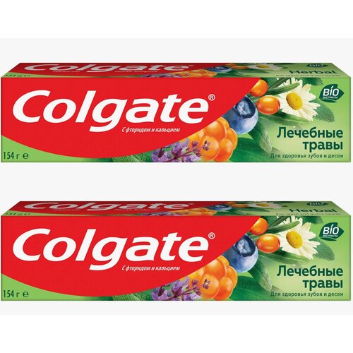 Colgate, зубная паста, лечебные травы, 100 мл, 2 шт зубная паста lion dent health гелевая для профилактики опущения кровоточивости десен и неприятного запаха изо рта 28г