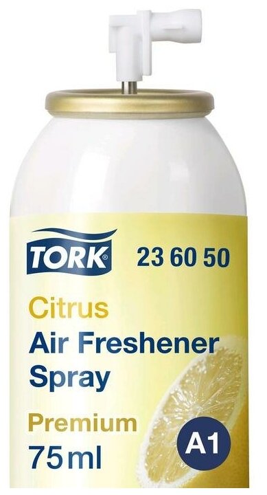 TORK Освежитель воздуха аэрозольный Tork цитрусовый аромат (A1) 75 мл.