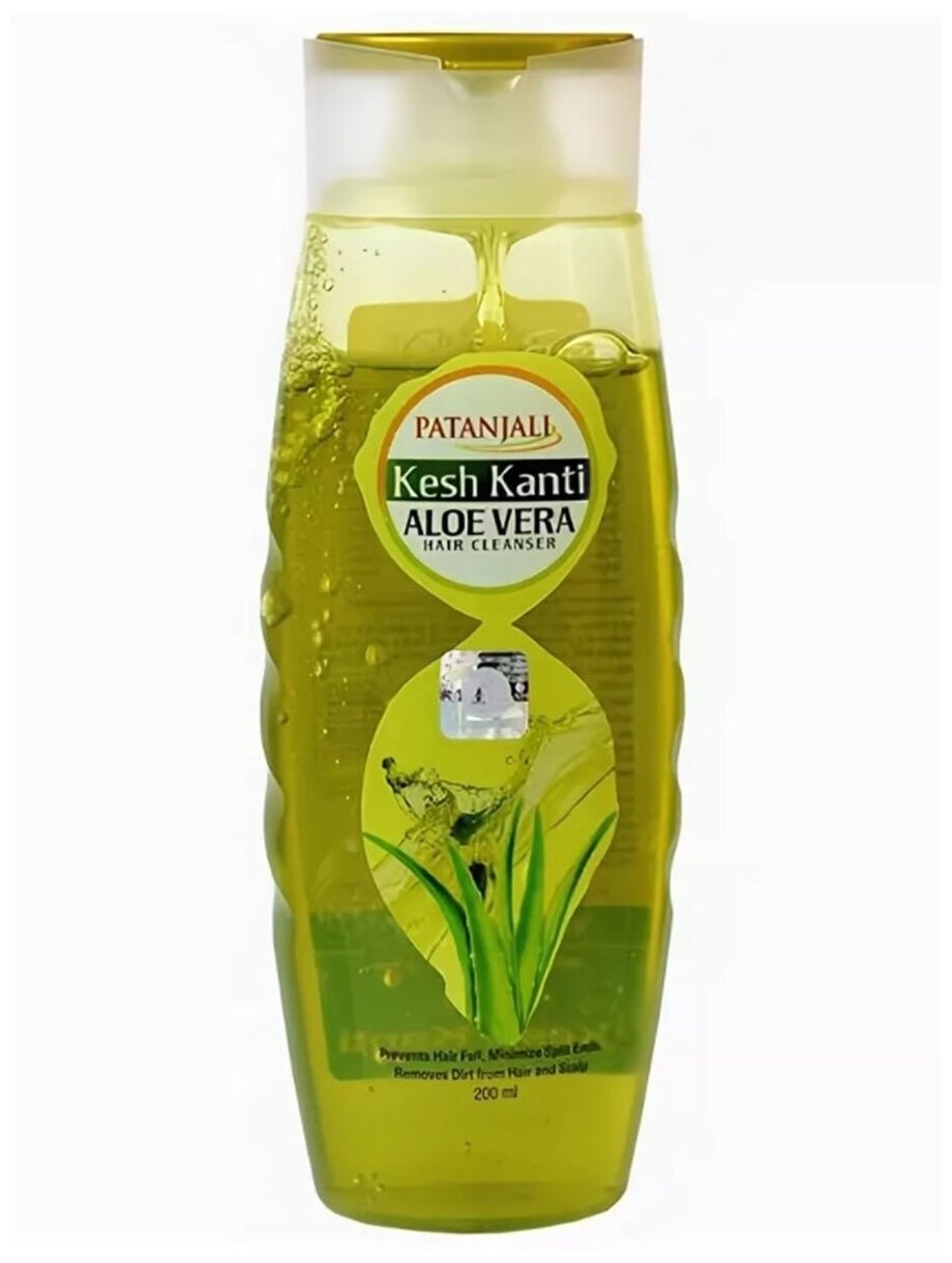 Шампунь Патанджали Кеш Канти Алое Вера (Patanjali Kesh Kanti ALOE VERA) против выпадения и секущихся кончиков, 200 мл