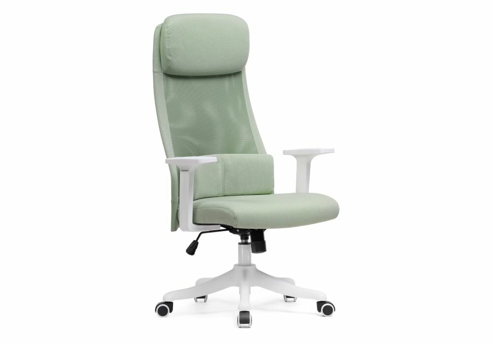 Компьютерное кресло Woodville Salta light green/white