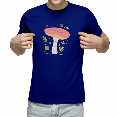 Футболка Us Basic, размер M, синий мужская футболка волшебный гриб m красный