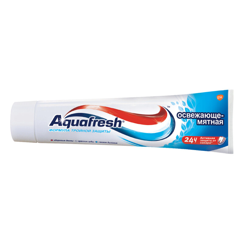 Зубная паста Aquafresh Тройная защита Освежающе-Мятная, 100 мл - фото №16