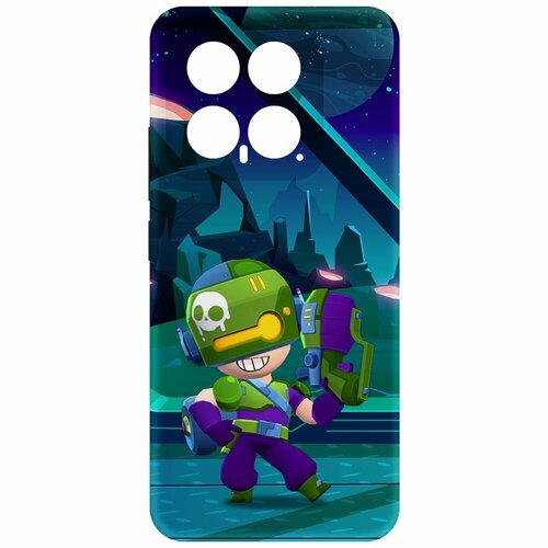 Чехол-накладка Krutoff Soft Case Brawl Stars - Контрабандистка Пенни для Xiaomi 14 черный чехол накладка krutoff soft case brawl stars контрабандистка пенни для oppo a57s черный