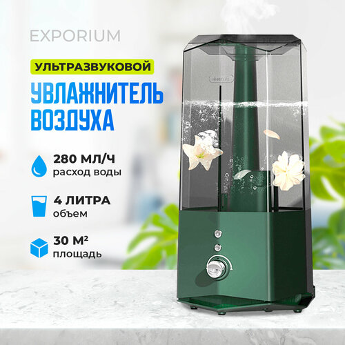 Увлажнитель воздуха deerma Humidifier DEM-F360W Green ультразвуковой 520000₽