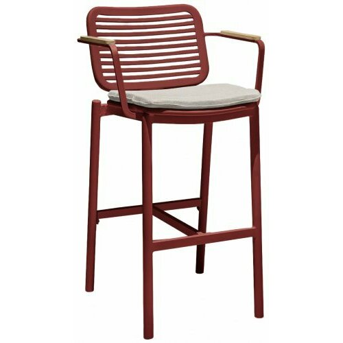 Кресло барное с подушкой ReeHouse Armona Терракотовый светло-бежевый 36900₽