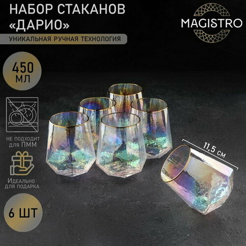 Набор стаканов стеклянных 
