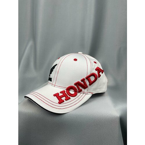 фото Бейсболка honda хонда мото кепка, размер one size, белый
