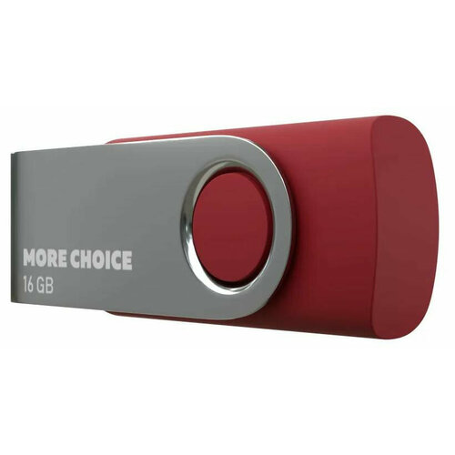 USB-флеш накопитель (MORE CHOICE (4610196407574) MF16-4 USB 16Gb 2.0 Red)