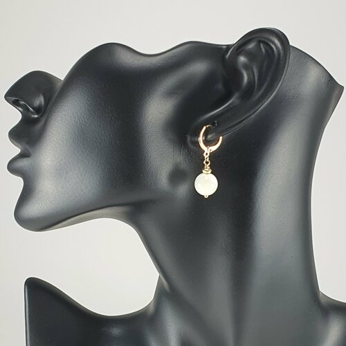 Серьги  Жемчужина Юга, перламутр, размер 30 мм, белый