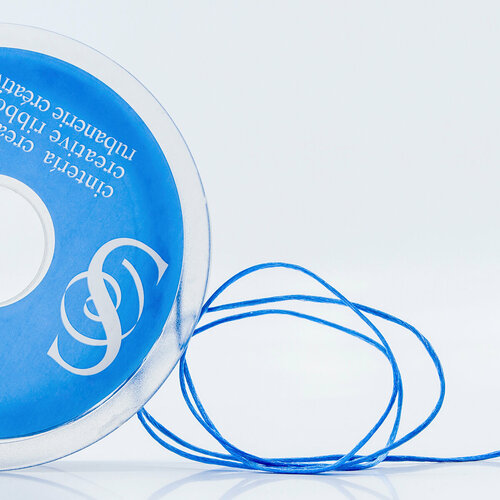 Шнур атласный 1.5 мм 25 м цвет 42 голубой темный Safisa 470-42