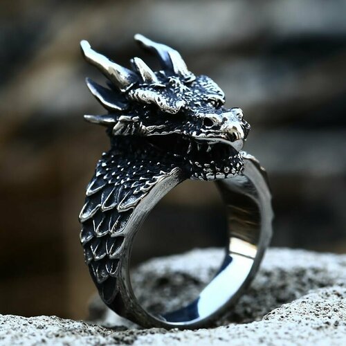 Печатка Interplay, размер 20.5, серебристый