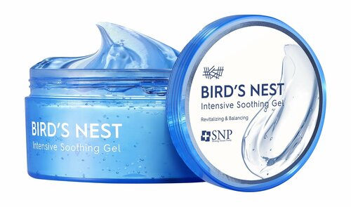 Увлажняющий гель для лица и тела с экстрактом гнезда ласточки SNP Bird Nest Intensive Soothing Gel