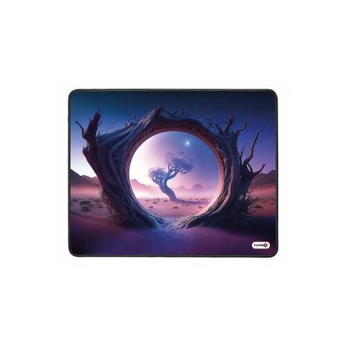 Коврик для компьютерной мышки Fumiko MP01 Ночь в пустыне 240x200x2 мм оверлок 400₽