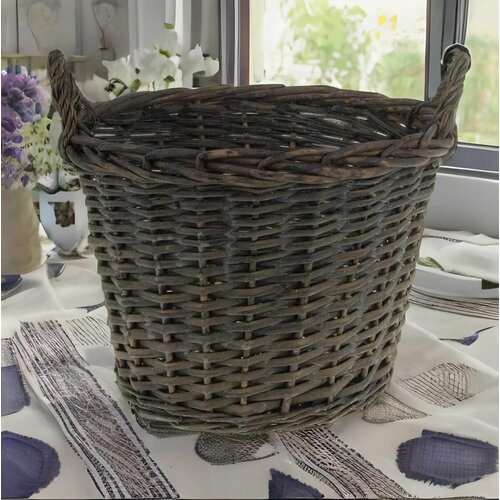 Кашпо плетеное ива D31хН24 см 1480₽