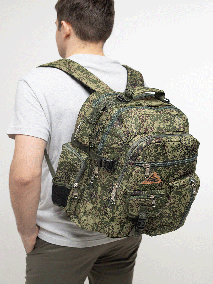 Рюкзак спортивный туристический тканевый дорожный большой