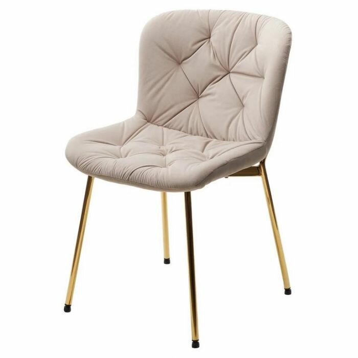 фото Комплект из 4-х стульев MILAN 505-7 Капучино, без "пальчиковый" / золотой каркас