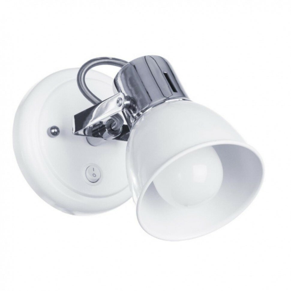 Спот настенный Arte Lamp A1677AP-1WH JOVI под лампу 1xE14 40W