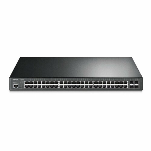 TP-Link SMB Сетевое оборудование TP-Link TL-SG3452P Управляемый коммутатор JetStream уровня 2 с 48 гигабитными портами PoE и 4 портами SFP PROJ 9942000₽