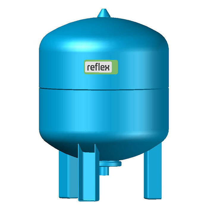 Гидроаккумулятор для водоснабжения Reflex Refix DE st 33 л (на ножках) Синий