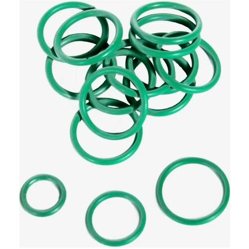 Кольцо резиновое к крану сливному кпэм (Сальник-прокладка 1,5') Зеленые