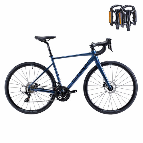 Велосипед шоссейный COMIRON RONIN II 700C-510mm SENSAH 2X11S THRU цвет индиго mysterious moon 6500000₽