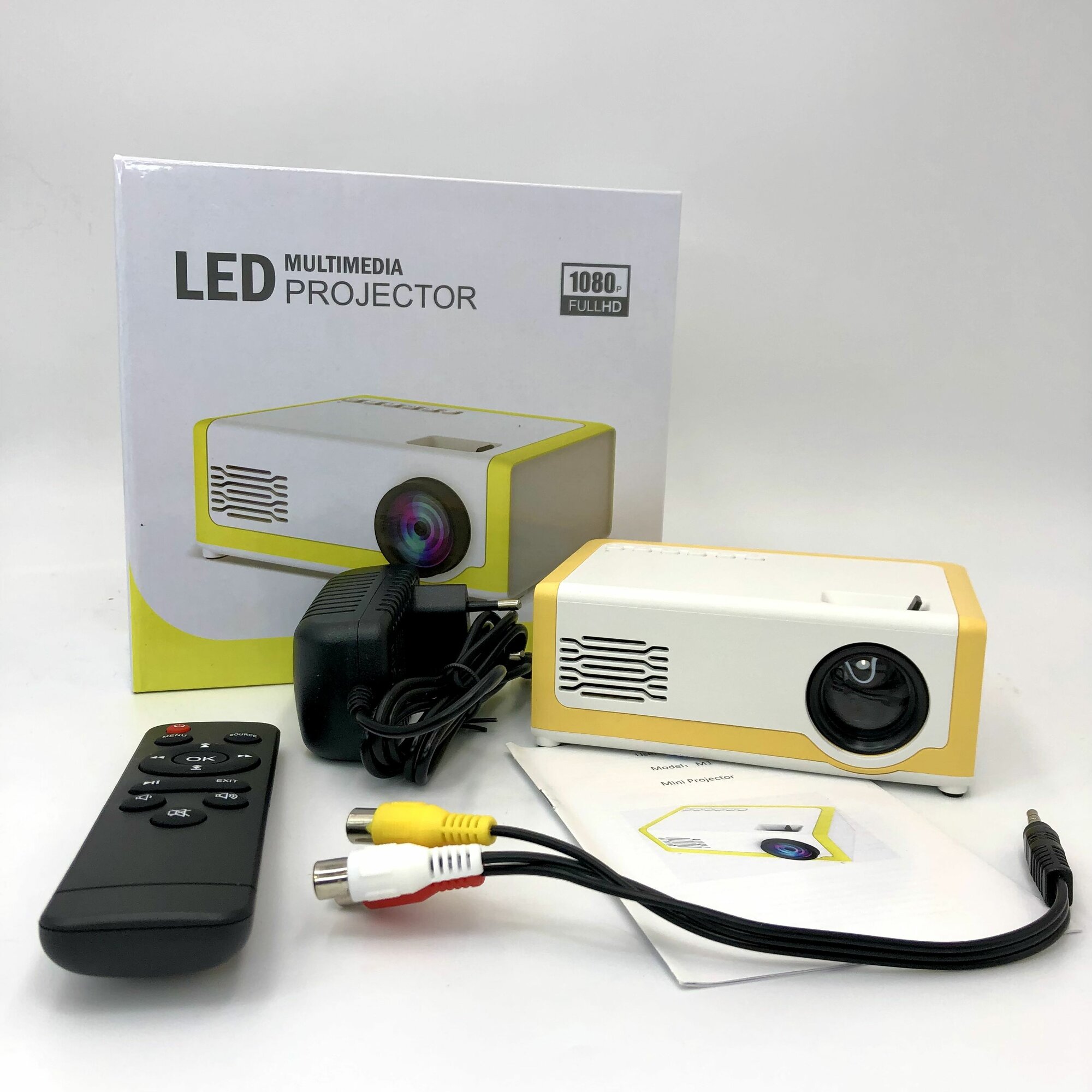 Проектор для дома / Led multimedia projector / мини кинопроектор 4k / видеопроектор домашний led / hd проектор